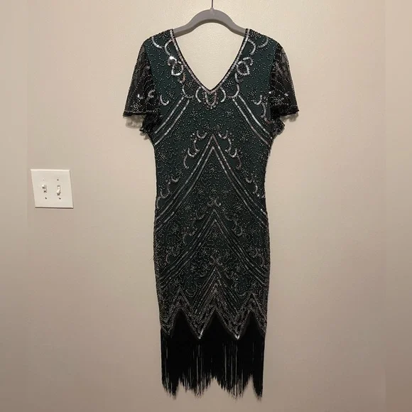 Fundaisy | Dresses | Fundaisy Emerald Green Flapper Dress | Poshmark Fundaisy | Dresses | Fundaisy Emerald Green Flapper Dress | Poshmark